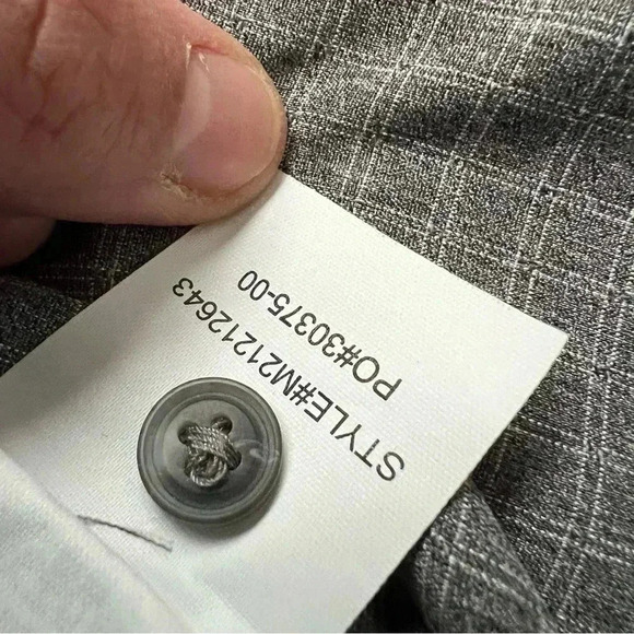 Prana Garvan Long Sleeve Shirt Gray Men's Size Large Outdoor Active # M21212643 - Picture 6 of 16